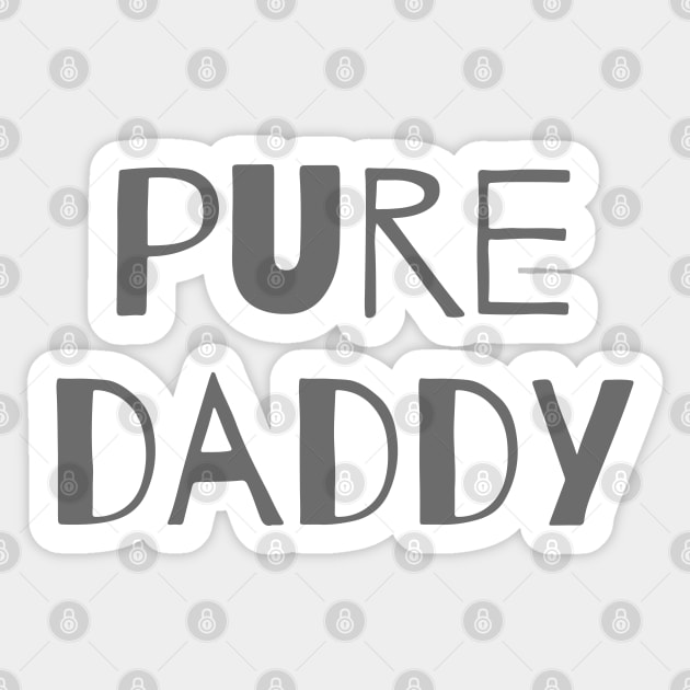 pure daddy, happy father's day Sticker by MINAART